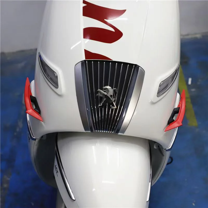 1 زوج دراجة نارية ايرو أجنحة العالمي الجبهة الخلفية سبويلر عدة ل 250SR نينجا 400 R3 GSXR ألياف الكربون نمط تدفق الهواء استقرار