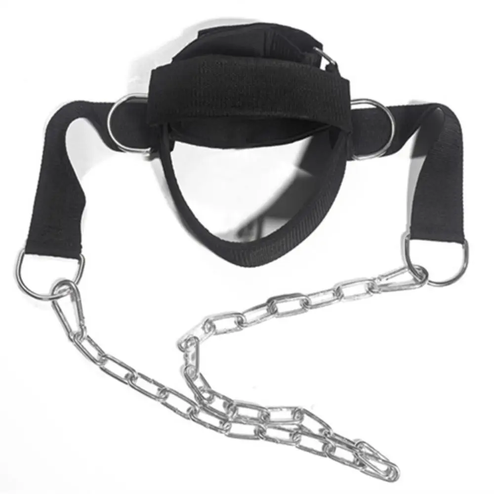 

Adjustable Head Neck Trainer Band Increase Strength Ergonomic Design Head Neck Harness Black Portable