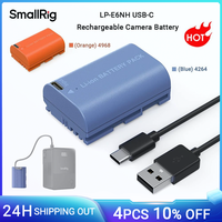 SmallRig LP-E6NH USB-C Rechargeable Camera Battery, 2400mAh, for Canon EOS 5D Mark II/R5/R6/R5C/R7/R6 Mark II/80D/90D -4264/4968