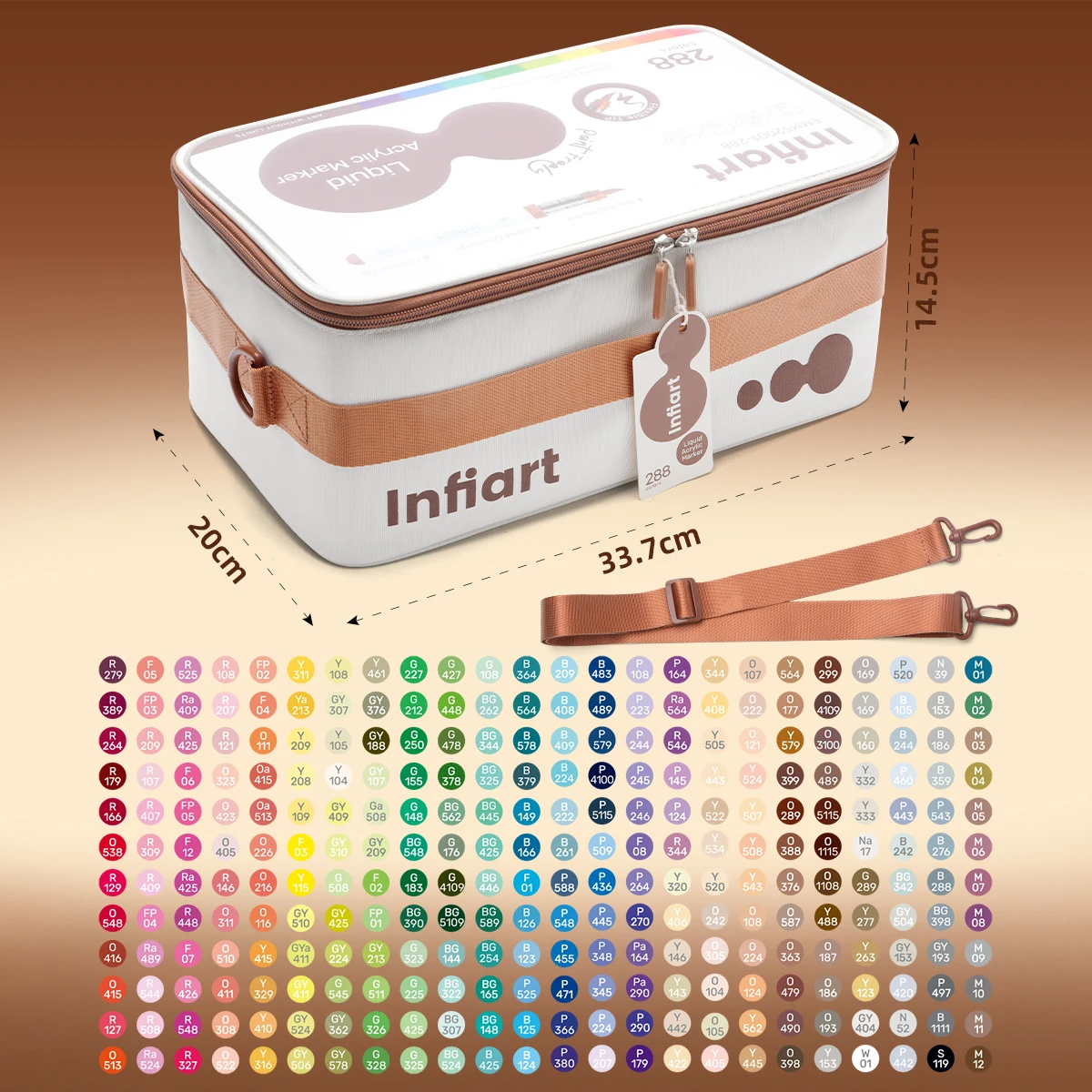 168/240/288 Colors Direct Liquid Acrylic Paint Brush Marker Pen Painting Ceramic Glass DIY Art Supplies Stationery for Infiart