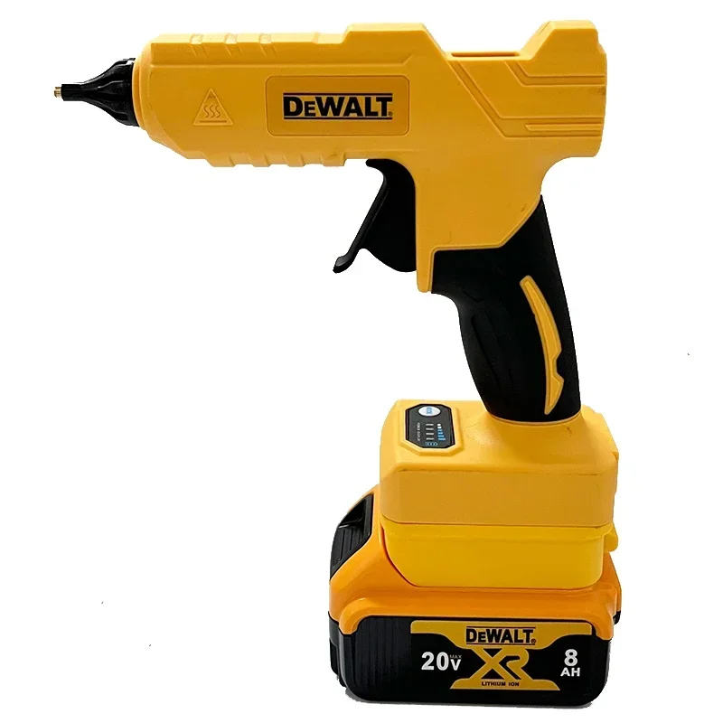 Dewalt pistolet à colle chaude électrique sans fil outil de bricolage de réparation pistolet à Air chaud de soudage thermofusible buse Anti-brûlure pour batterie 20V