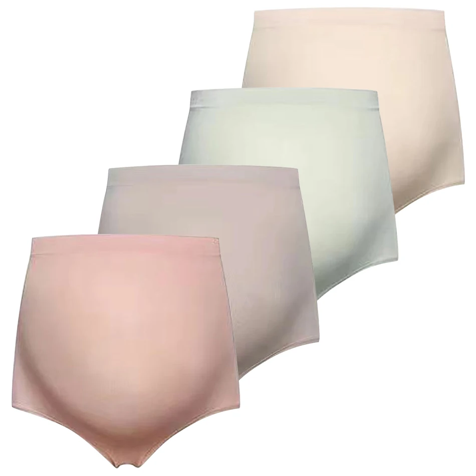 Elastic High-Rise Maternity Panties with Soft Cotton Lining Ideal for Pregnant Women in All Trimesters Panties