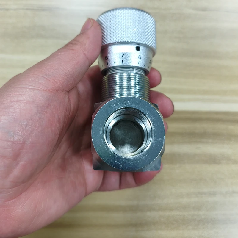 Électrovanne STB G1/4 G3/8 G1/2 G3/4 G1 Bi-Directional Flow Restrictor Hydraulic Valve Carbon Steel Flow Control Valve for Hydraulic Hydraulique — détail 4
