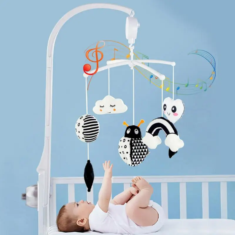 Musical Baby Krippe Mobil Kinderzimmer Dekor Hängenden Mobilen Spielzeug Für Kleinkind Baby Spielzeug 0-12 Monate Kleinkind/Neugeborenen pädagogisches Spielzeug