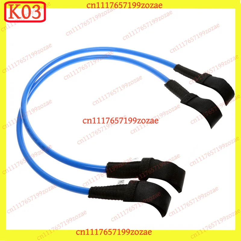 2Pcs Blue TPU Windsurfing Line, 26 Inch Heavy Duty Fixed Harness Rope, Durable Replacement Parts for Water Sports Sailing Gear