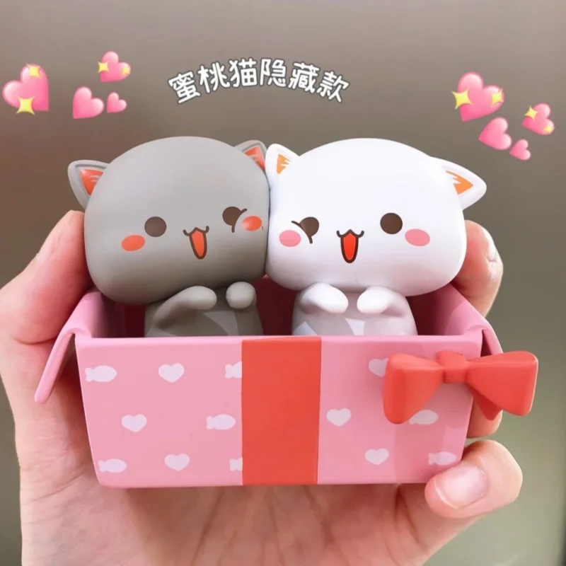 

Персиковый кот V2 Let Love Go First Series слепая коробка милый котенок кукла орнамент загадочная коробка игрушка пара праздничный подарок-сюрприз