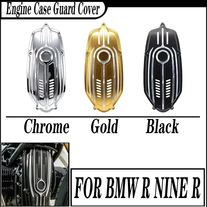 FOR R nineT RnineT R9T 2014-2026 Motorcycle Engine Case Guard Cover Protection Aluminum Complete Set Durable Accessory