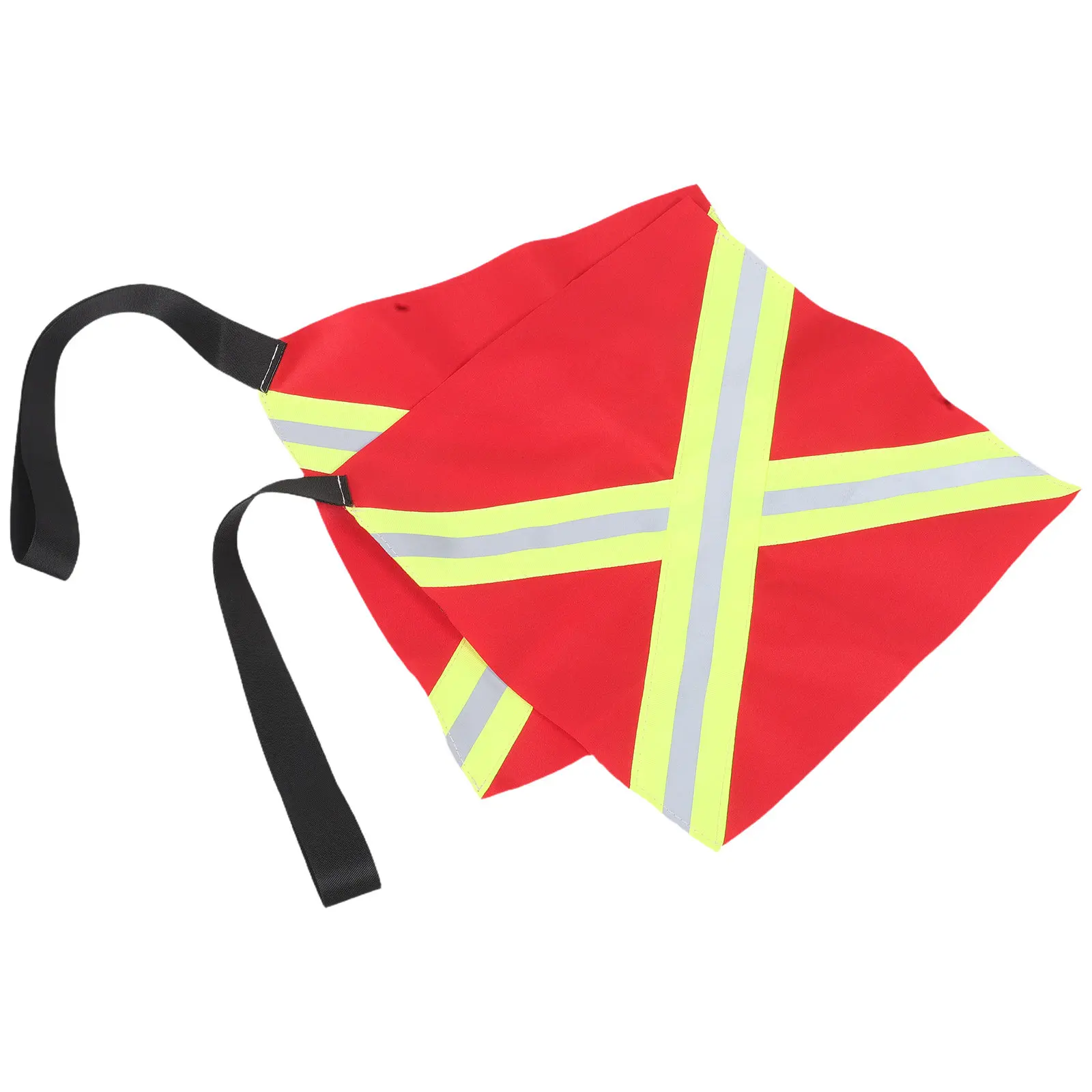 2Pcs Kayak Towing Flag Reflective Safety Warning Sign High Visibility Weatherproof for Kayak Canoe Boat Trailer Nighttime Water