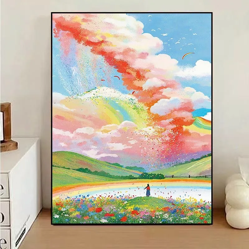 

A-0234 Rainbow Dreams Oil Painting