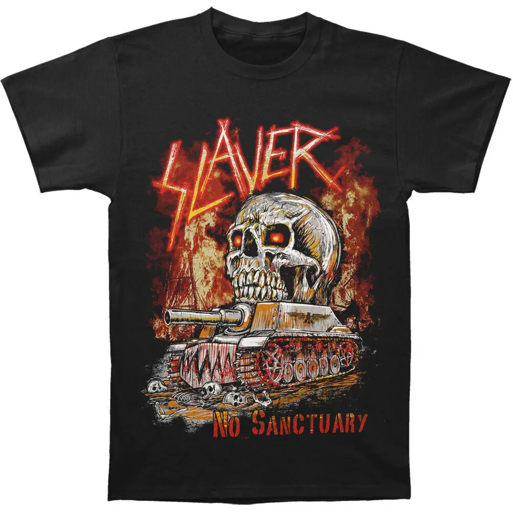 Men's Slayer No Sanctuary T shirt Small Black