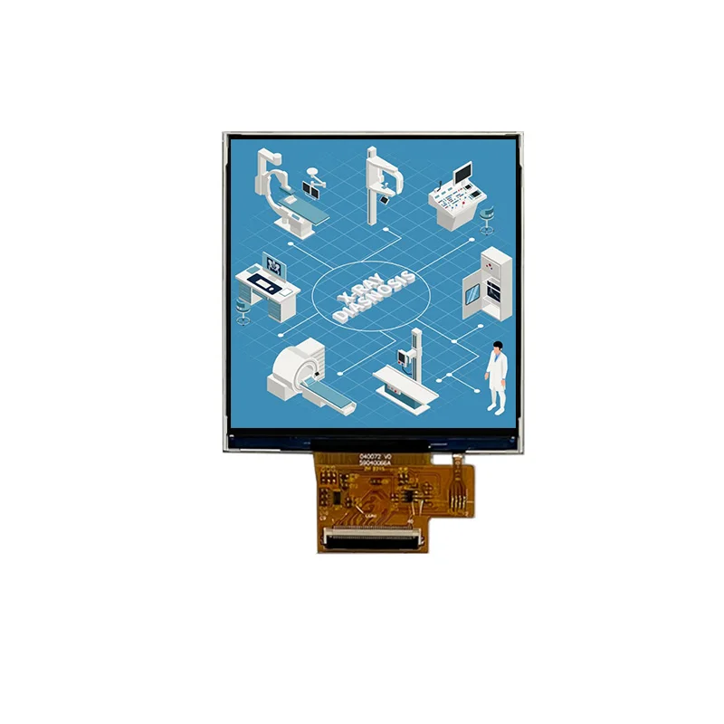 

4.0 inch 720x720 NV3051F-L LVDS interface square TFT full viewing angle wide temperature IPS LCD