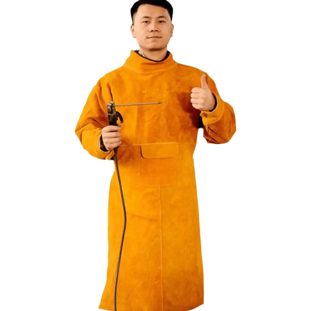 vetements-de-soudage-en-cuir-de-vachette-a-manches-longues-vetements-de-protection-ignifuges-resistants-a-la-chaleur-tablier-de-soudage-a-col-haut