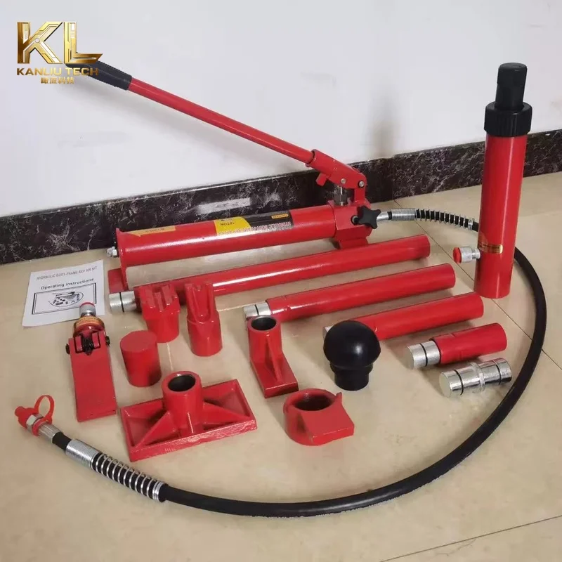 10T Hydraulic Separate Jack Kit, Manual Portable Separation Jack for Auto Body Frame Repair, Car Sheet Metal Straightening Tool
