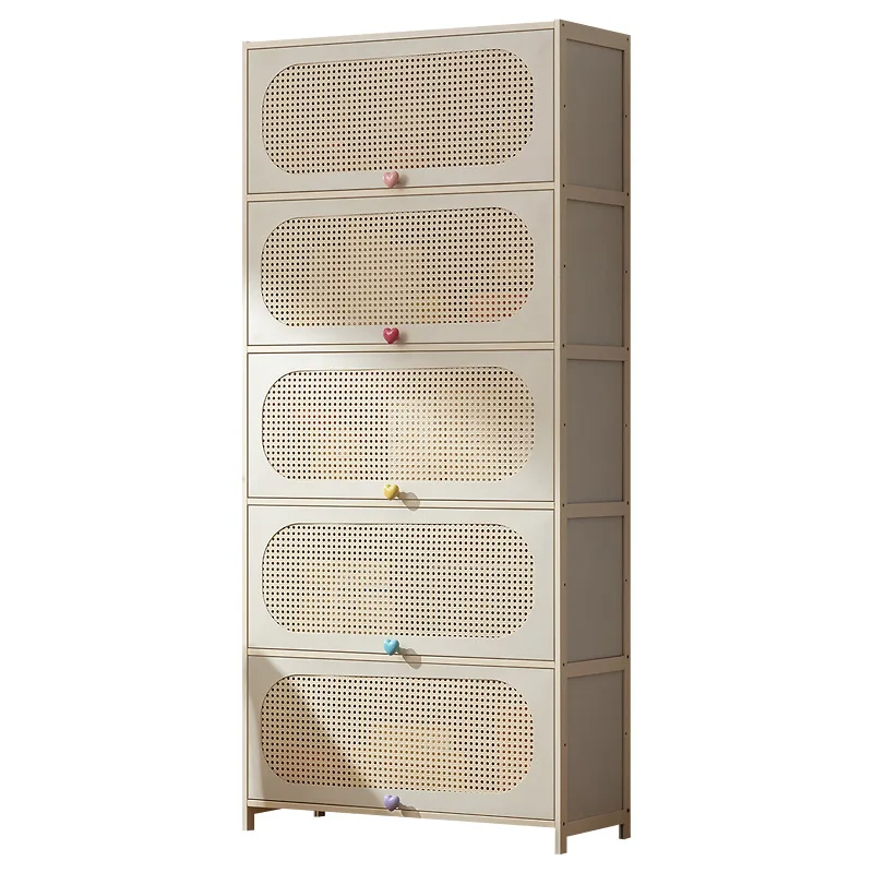 

Living room storage cabinet against the wall, large-capacity floor-to-ceiling iron cabinet