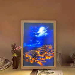 Wanjia Lights Painting Creative Desktop Decoration Painting Holiday Gift