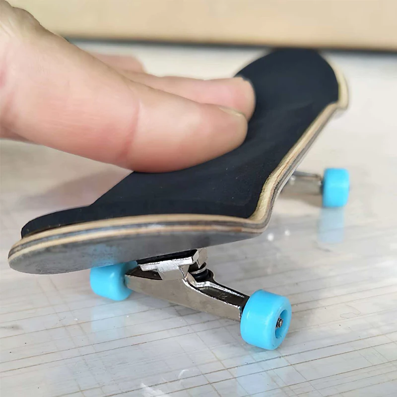 Professional Mini Maple Wooden Finger Skateboard Wheels with Bearings Cool Stuff for Adults Teens Boys Novelty Hobbies Gifts