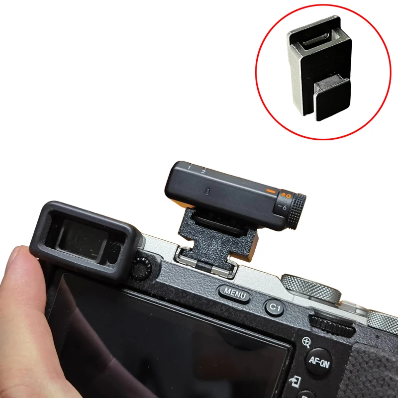 1PCS Wireless Microphone Stand Integrated Hot Shoe Transmitter-Receiver 2-in-1 Bracket Fixed Lavalier Accessory for DJI MIC MINI
