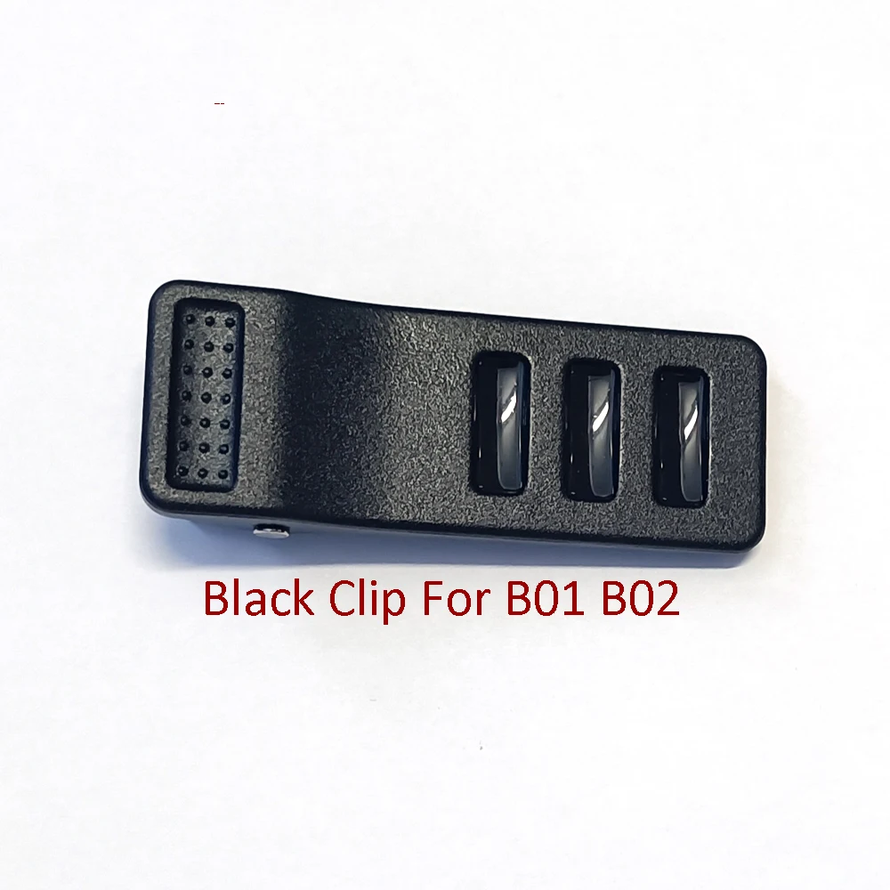 Black Clip For Anysecu B01/B02 Zello PTT Bluetooth Micphone Replacement