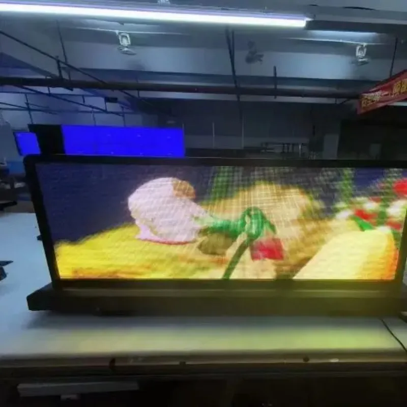 

P3P2.5 Outdoor Waterproof LED Display Module Taxi Top Advertising Message Scrolling Screen Programmable Car Roof LED Sign