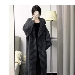 2024 Winter Bestseller Women's Luxurious Cozy Long Coat Cardigan - Oversized Plush Knit Sweater Opener