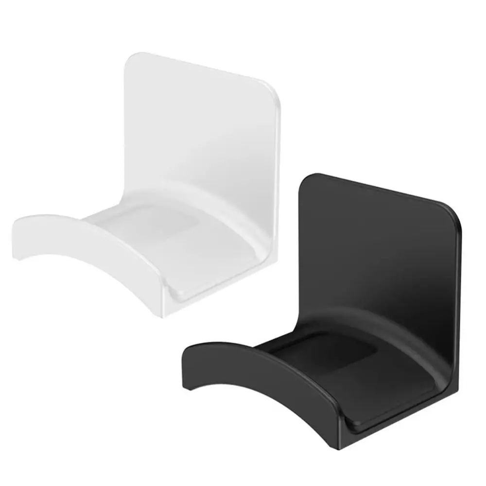 Soporte adhesivo para auriculares sin perforaciones, soporte para auriculares montado en la pared, gancho para colgar, soporte para auriculares sin daños para dormitorio, 10 Uds.