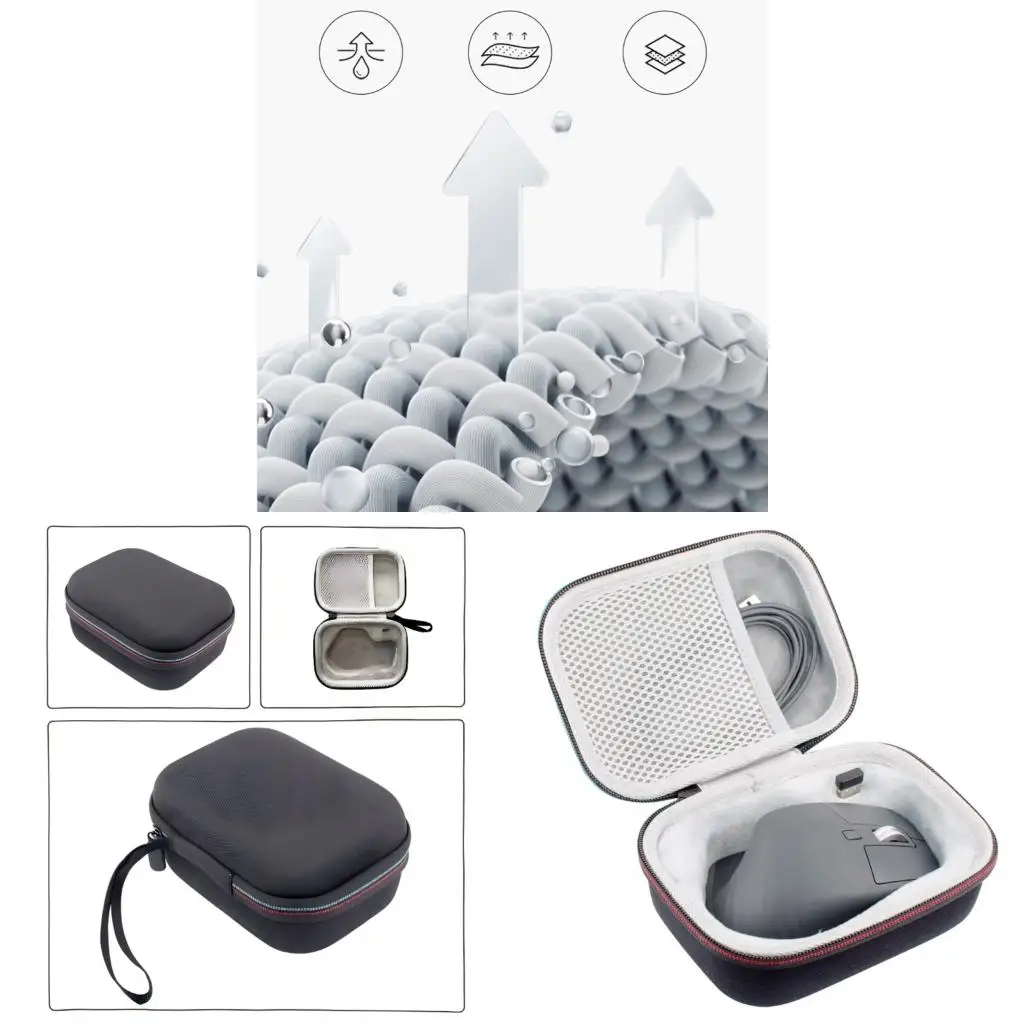  Mouse Travel Home Storage Bag Protective Case for 4 Mouse