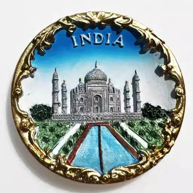 India Fridge Stickers Taj Mahal New Delhi Rajasthan Jaipur Goa Travelling Souvenirs Fridge Magnets Home Decor Birthday Gifts