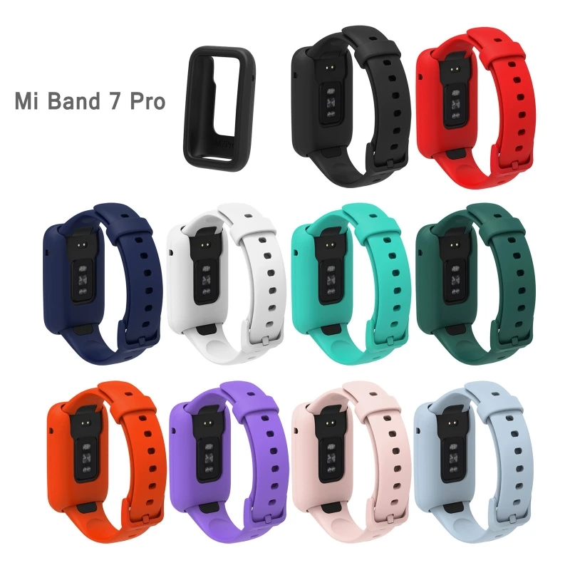 for Smart Watch for Case Protector Full Screen Bumper Cover Frame Housing for Shell for Mi Band 7 Pro  Dropship