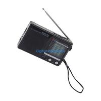 E06D Outdoor Solar Hand Cranks FM SW NOAA Weather Radio with Power and LED Lighting for Emergencies
