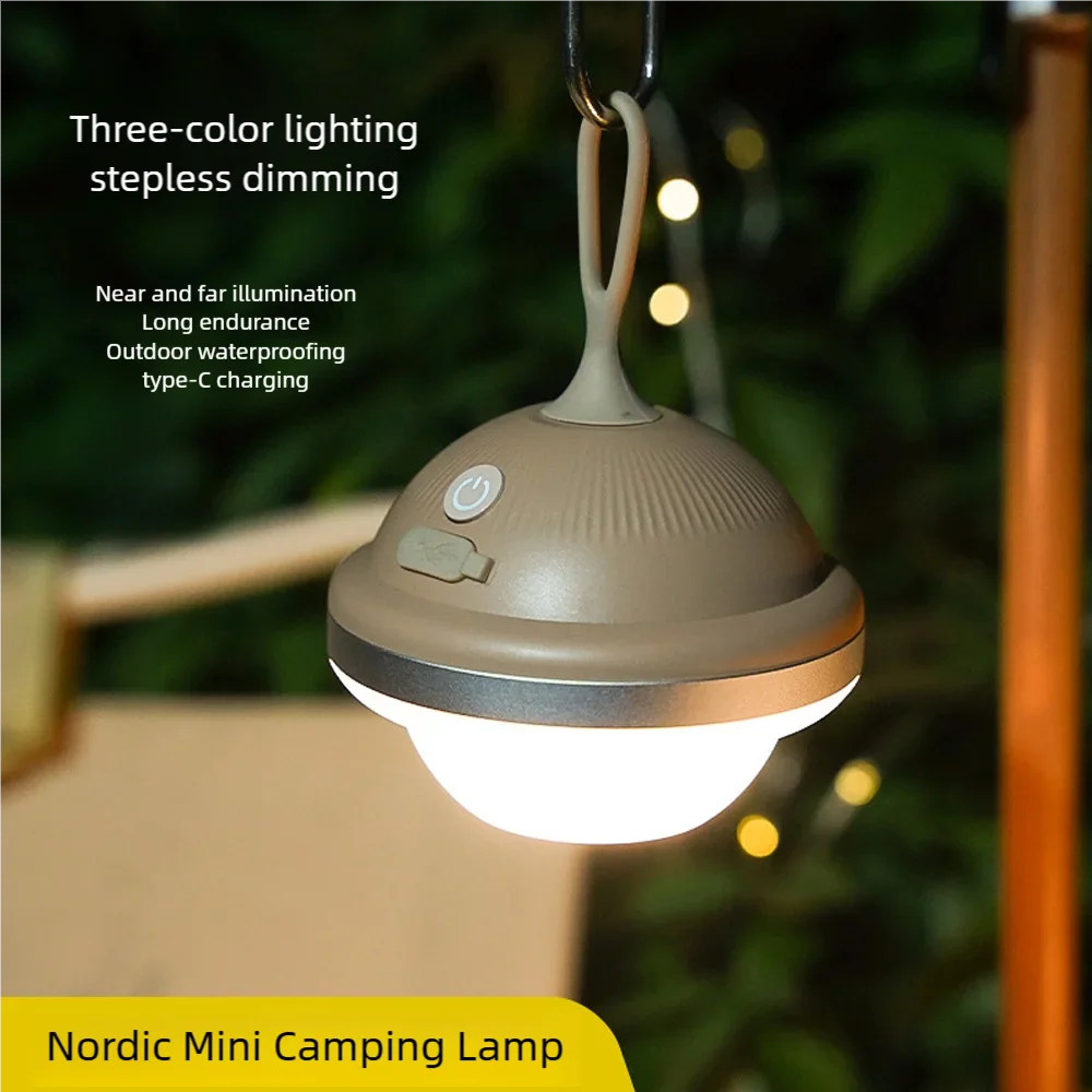 

Outdoor led camping light Rechargeable portable waterproof camping light Tent ambient light Handheld portable light