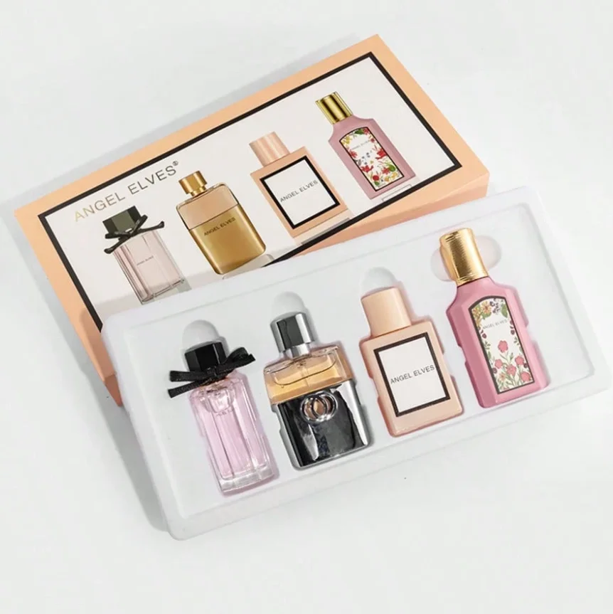 High Quality Perfume Women 120ml Perfumes Feminino Gift Box 4Pcs Set Parfum Femme Lasting Fragrance Floral Fruity Scent Spray