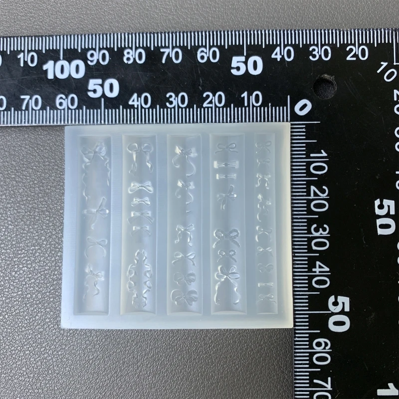 

Flexible Silicone Bowknot Art Mold For DIY Individualized Designs And Comfortable Fit