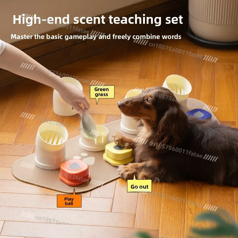 Dog Button Communication and Talking, Pet Communication Sound, Puppy Communication Button, Cat Ring, Cat Training Artifact