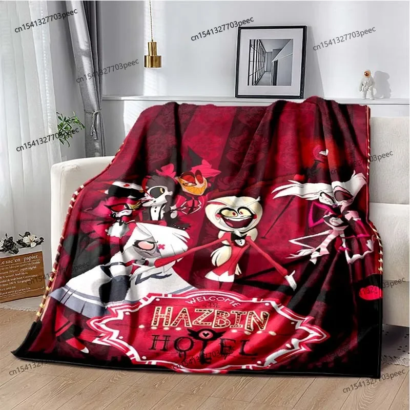 Helluva Chef Blitzo Erwachsene animierte niedliche weiche Plüsch decke Wohnzimmer Schlafzimmer Bett Sofa Picknick Flanell Decke Kinder Decke Geschenk