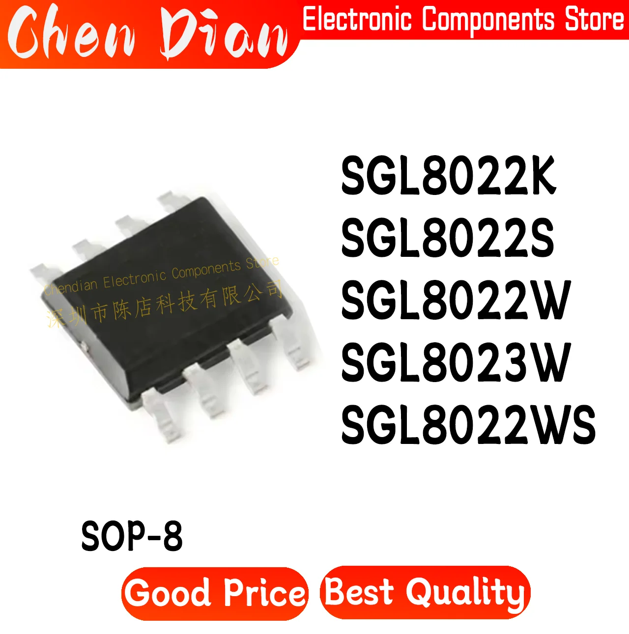 SGL8022K SGL8022S SGL8022W SGL8023W SGL8022WS  SOP-8 New Original Genuine