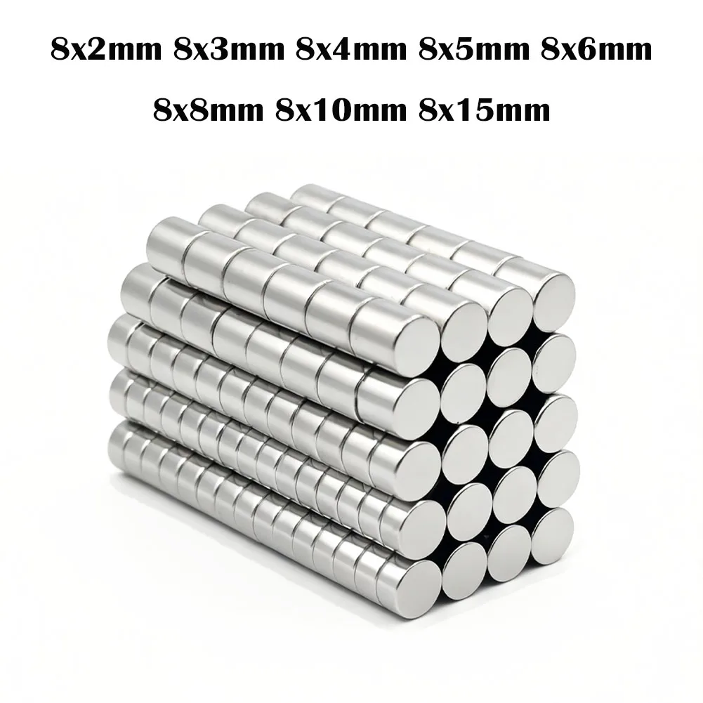 

Super Powerful Magnets Neodymium Magnet Round Disc Strong Magnet NdFeB Neodymium Magnets DIY magnetic 8x2/3/4/5/6/8/10/15mm