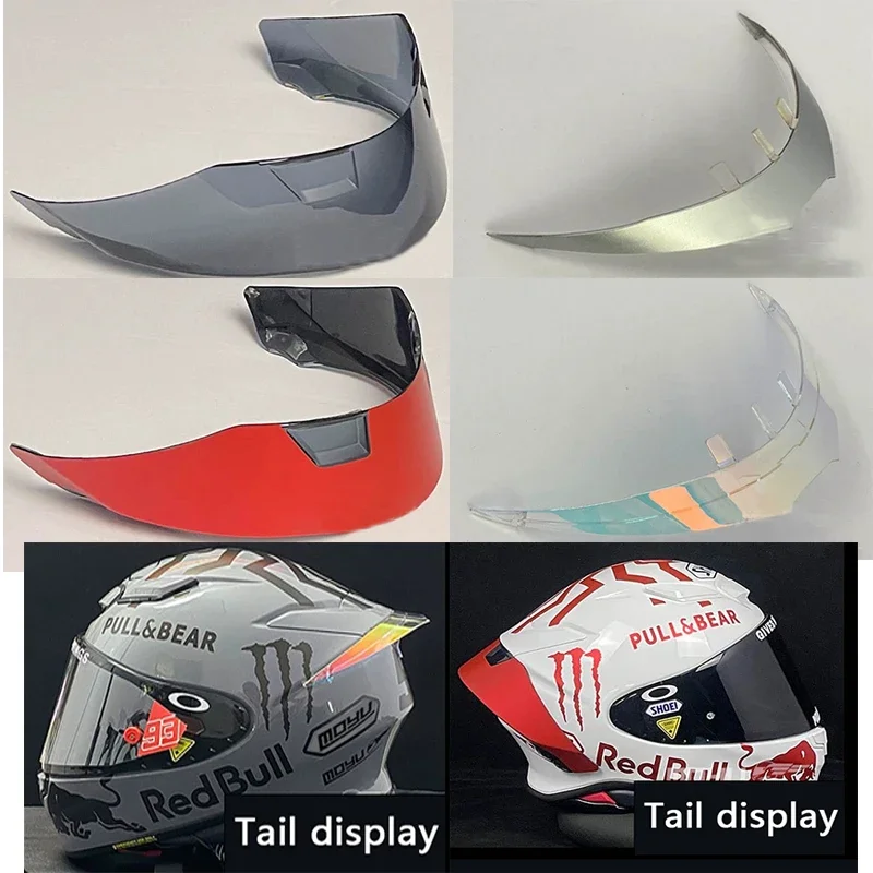 Suitable for SHOEI Z8 Helmet Accessories Small Spoiler, Large Spoiler, Various Colors in Stock, Wholesale Support