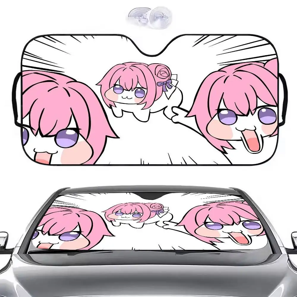

Cute N-Nikkes D-DORO Cartoon Car SunShade Parasol Car Windshield Sun Shade UV Protection