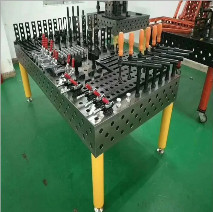 Cast iron 3D flexible welding platform