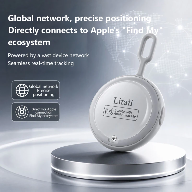 Smart Bluetooth Tracker Tag Works With Tracking Locator Device Anti-lost Item Finder for Keys Bag Applicable to Apple Android