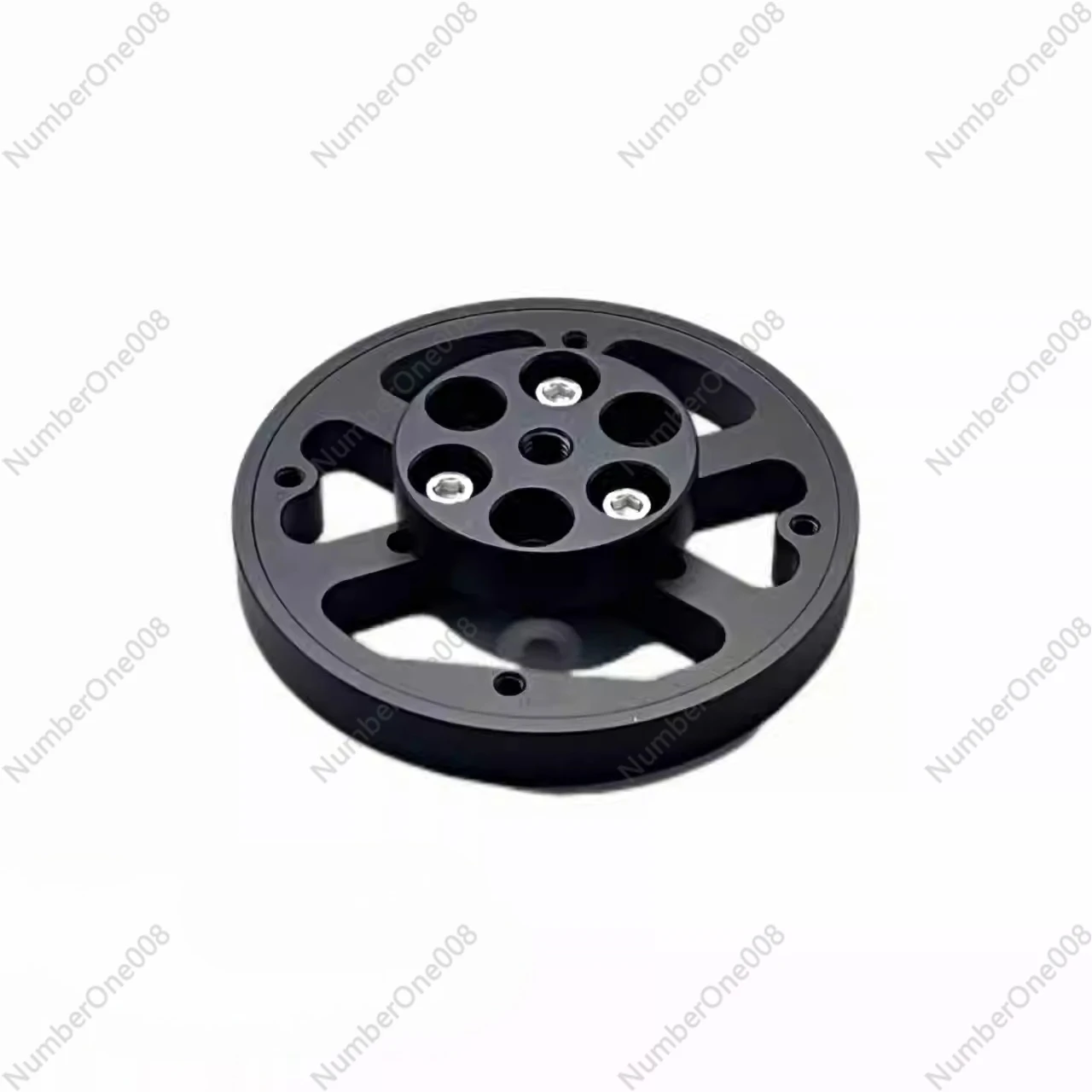 EQ3 EQ5 Equatorial Mount Adapter Plate Black Silver Color with 3/8 Tripod Interface