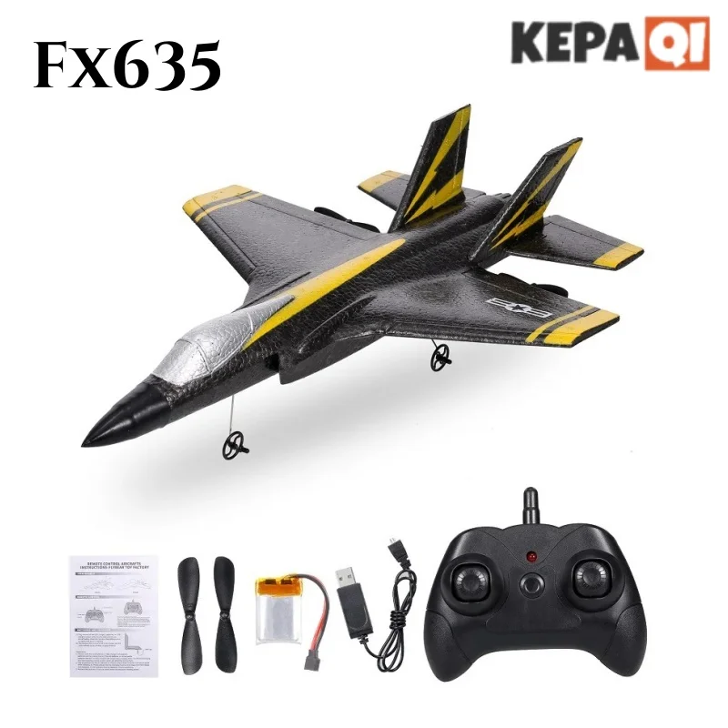 Fx635 Remote Control Glider New Flying Bear F35 Fighter Children's Foam Toy Aircraft Model Boy's Gift RC Aircraft