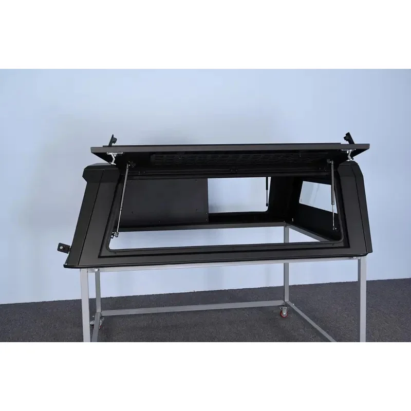 

Best 4X4 Aluminum Locking Waterproof Tonneau Cover Canopy Hard Top F150 2015+/ SILVERRADO 1500 2019// SIERRA 1500