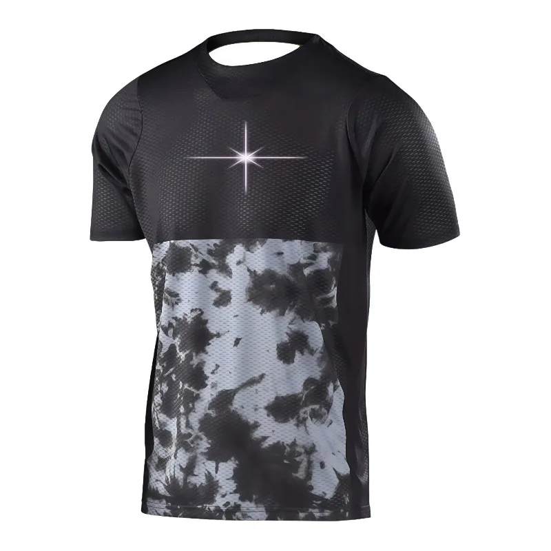 

Быстросохнущая мотоциклетная футболка с 3D принтом, впитывающая влагу, дышащая, комфортная посадка, модная для верховой езды