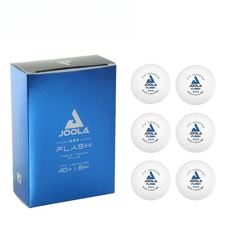 

2026 New For JOOLA 3 Star Seamless Table Tennis Balls, 40+mm New ABS Material, Professional Competition Ping Pong Balls,6 Pack