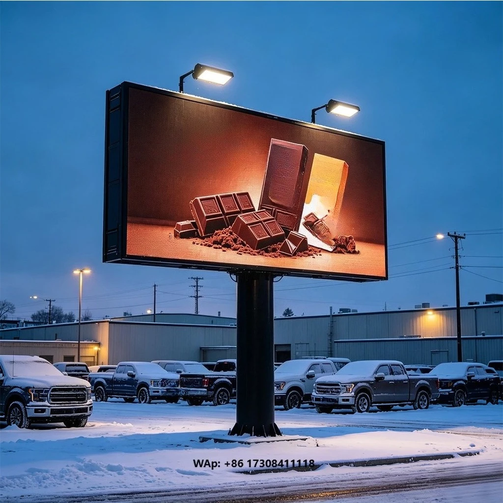 Outdoor Advertising LED Billboard P4 P5 P6 P8 P10 Waterproof IP65 Street Pole Video Wall Giant LED Screen Pantalla Led Exterior