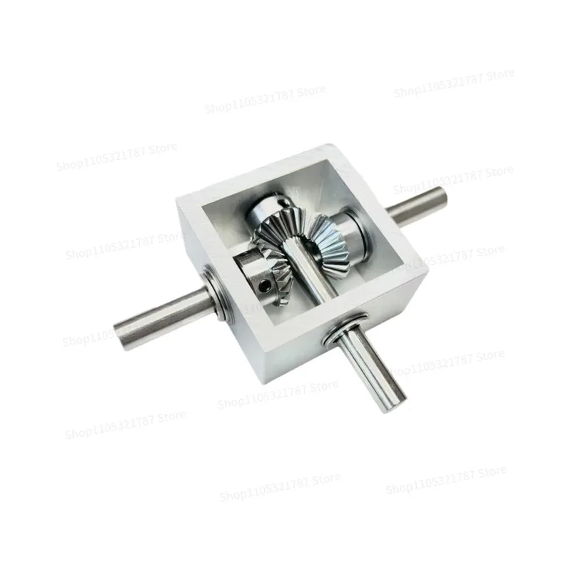 For T Type 90 Degree Bevel Gear Right Angle Commutator, One in And Two Out Positive and Reverse Gearbox