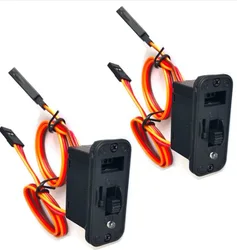 2 Pack JR Style Heavy Duty On/Off Switch with Bright LED and Charge Port RC Products