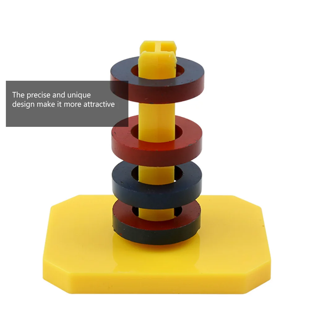 

1 Set Magnetic Suspension Experiment Kit 4 Rings 1 St Material Science Toy for Kids Physics Class Maglev Experiment