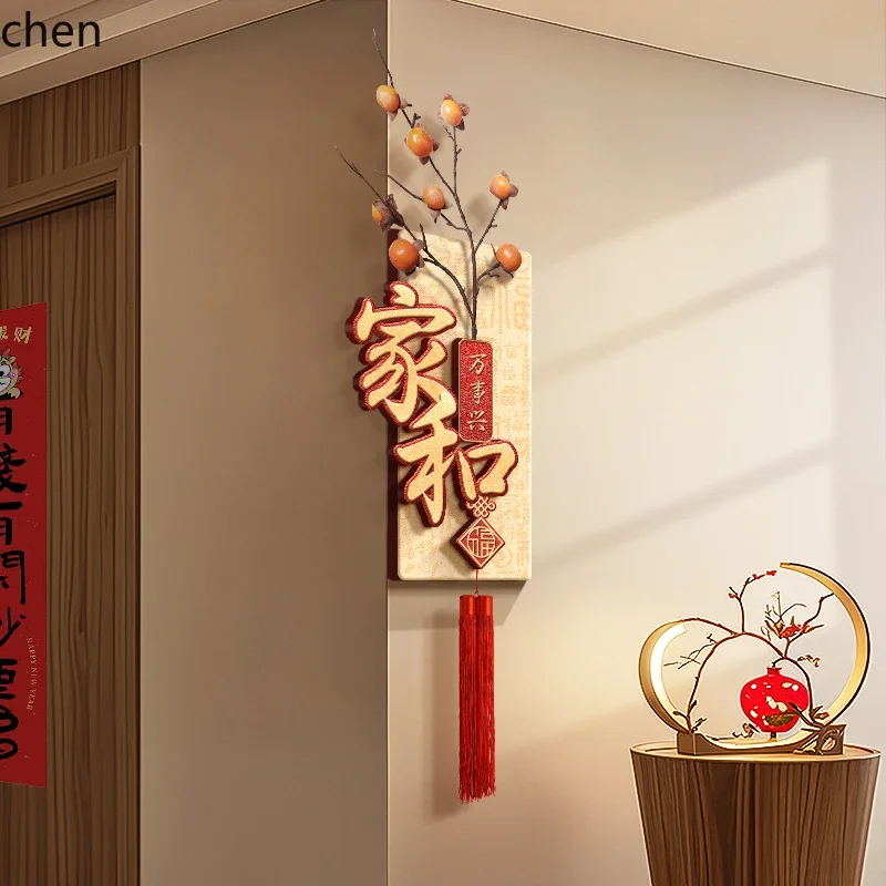 ZZ Living Room TV Background Wall Decorative Painting Set, Corner 3D Hanging Artwork